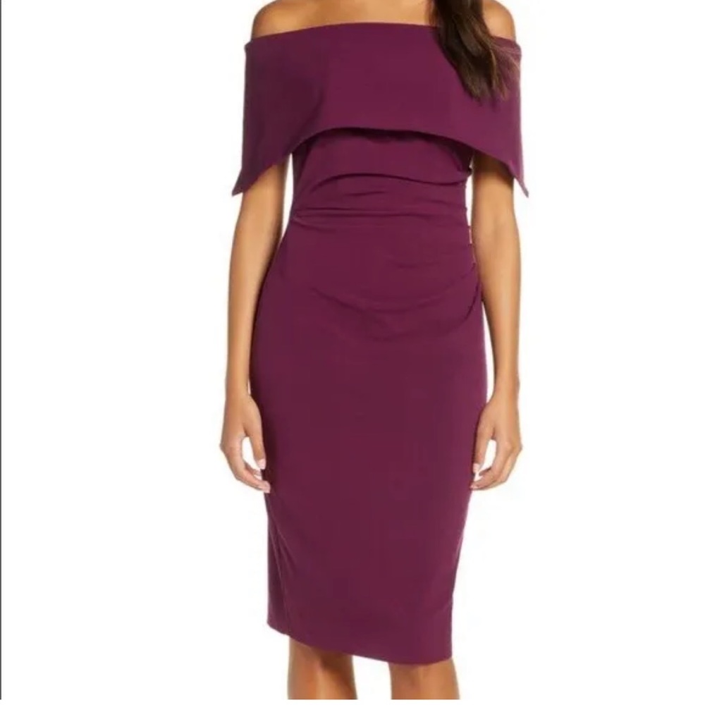 Vince Camuto Popover Off The Shoulder Cocktail Dress